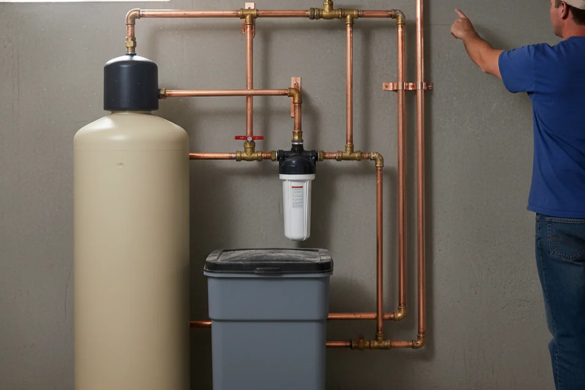 Whole-house water treatment system installed in Bassett